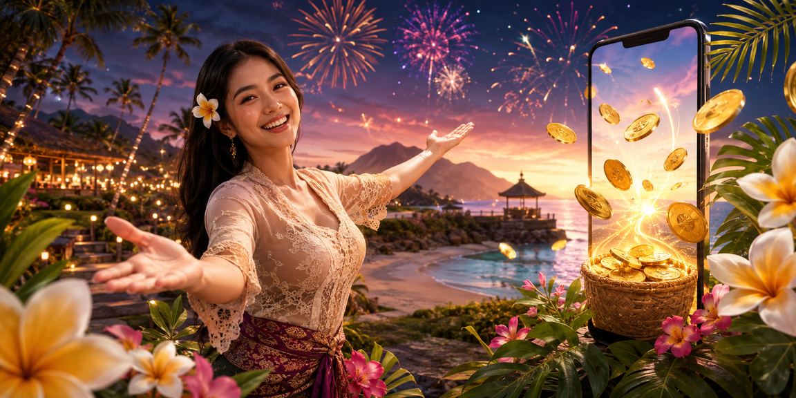 Ilustrasi cashback dan bonus pada platform hiburan digital Indonesia