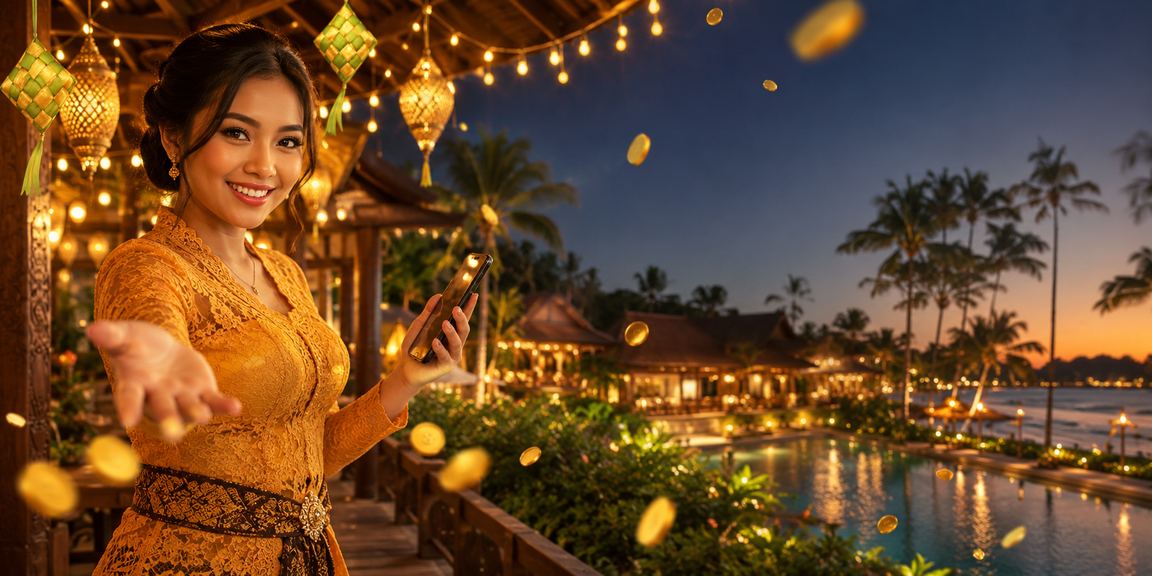 Pengguna Indonesia mengakses platform casino dari smartphone di pasar malam