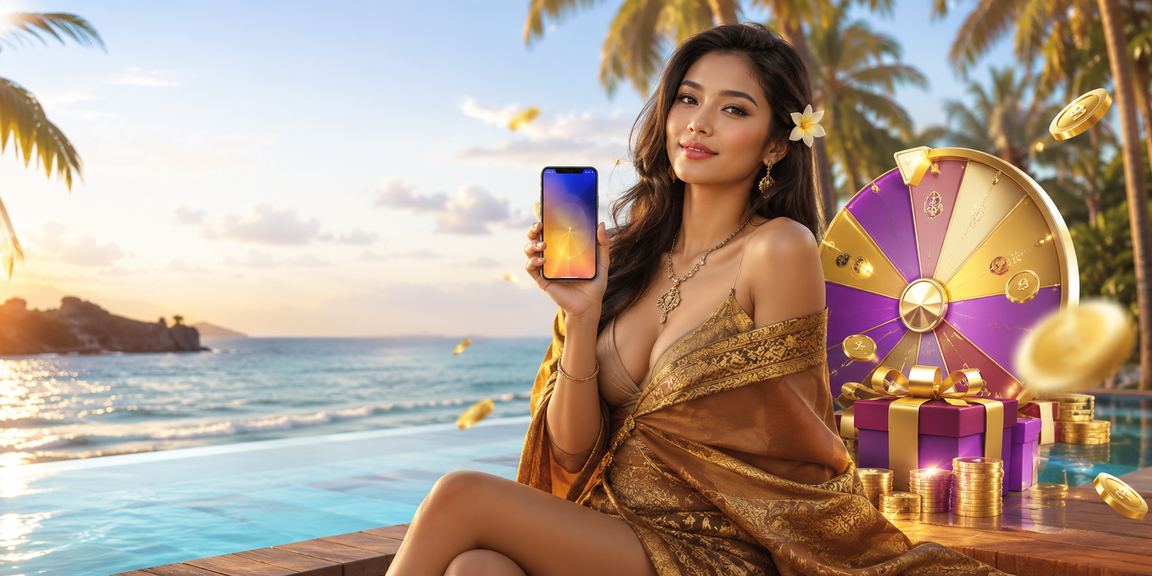 Model antusias menyaksikan hasil lucky draw dan taruhan di platform hiburan modern